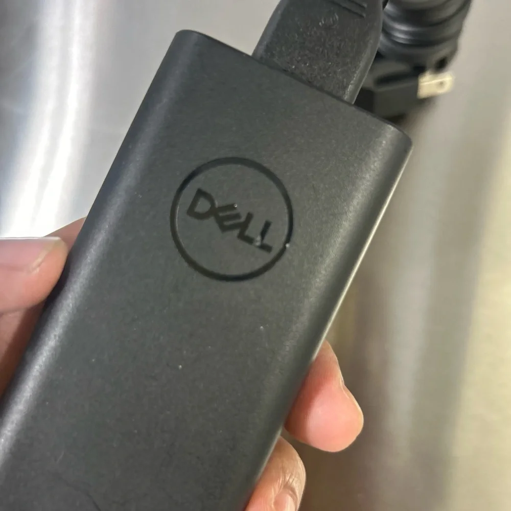 Dell Black 65W Charger tipe c charger
